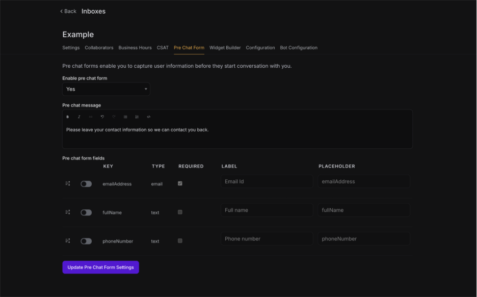 integrate website